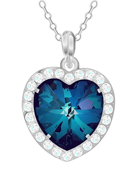 Colar Coração Semijoia